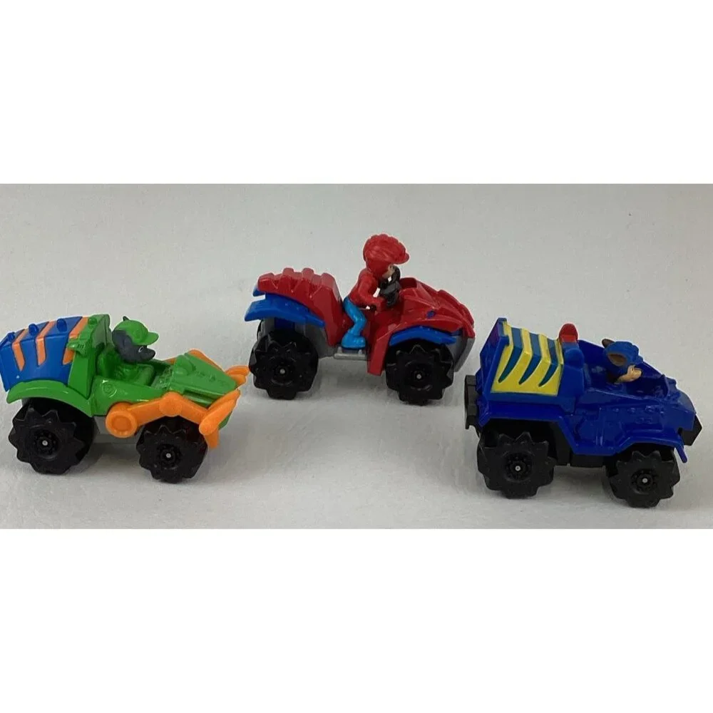 Paw Patrol Dino Rescue True Metal Die Cast Vehicles Rocky Ryder Chase Toy Lot